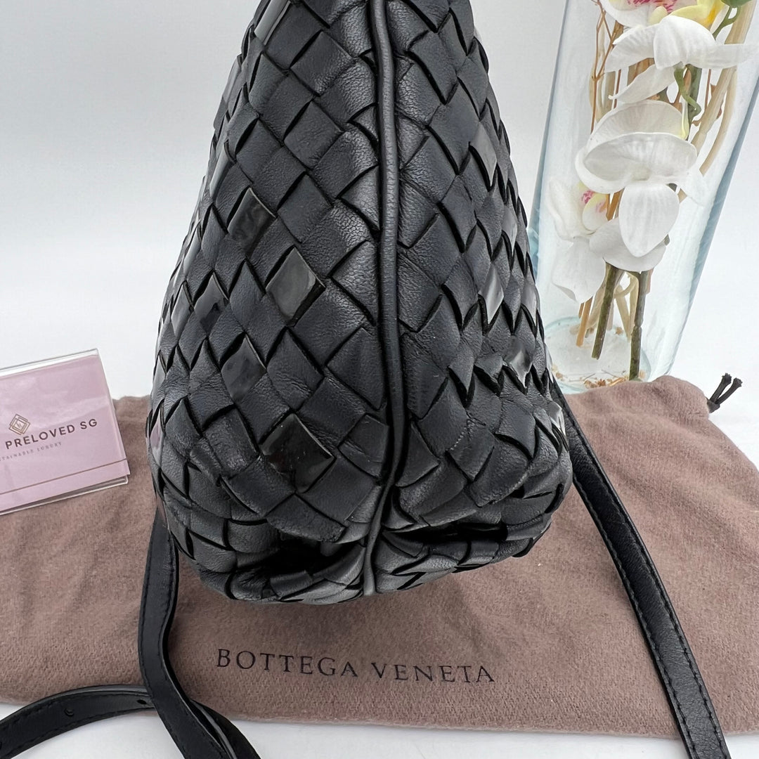 BOTTEGA BLACK SLING BAG