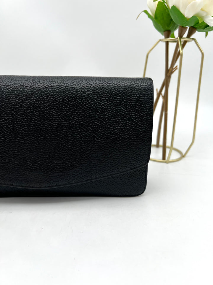 CHANEL CAVIAR TIMELESS CLUTCH