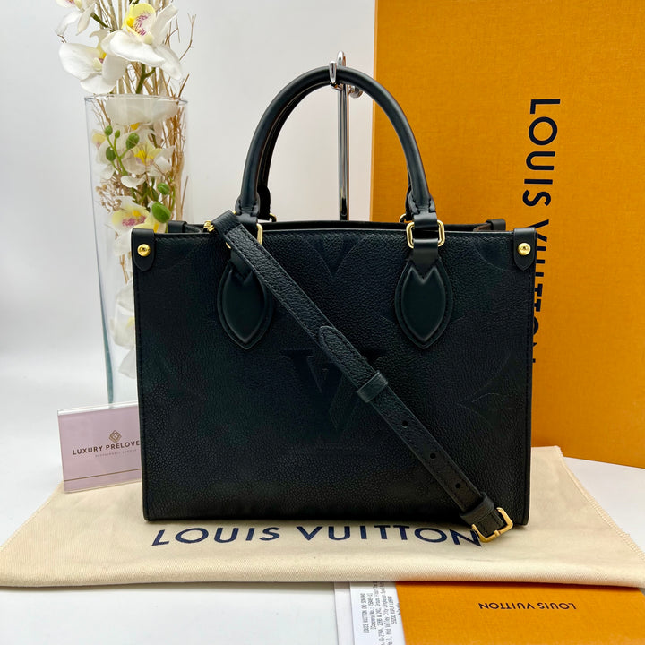 LOUIS VUITTON ON THE GO PM EMPREINTE