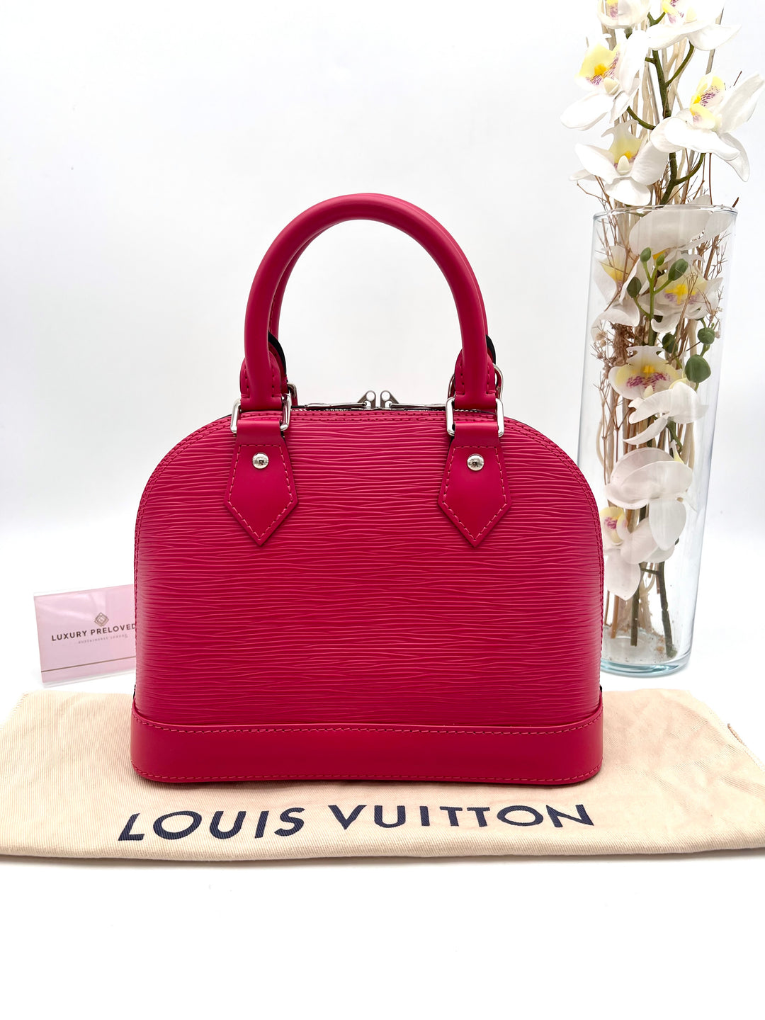 LOUIS VUITTON ALMA BB FUCHSIA EPI