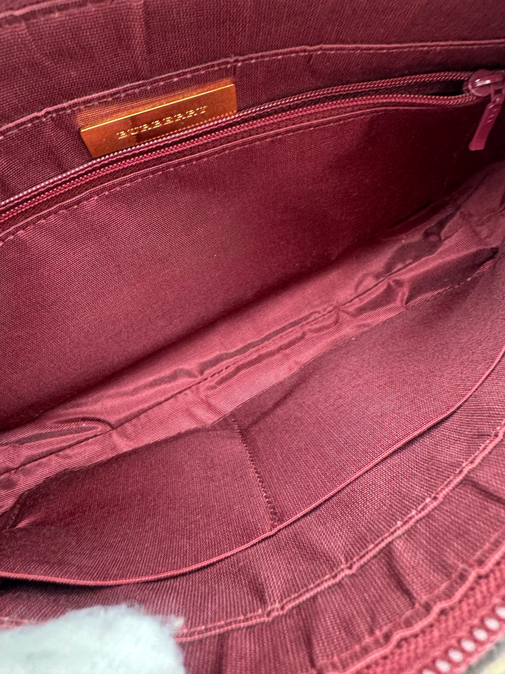 BURBERRY LONDON SHOULDER BAG PVC