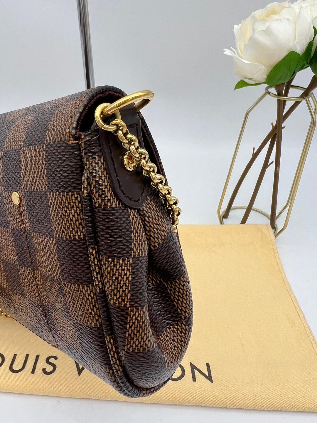 LOUIS VUITTON FAVOURITE PM DAMIER EBENE