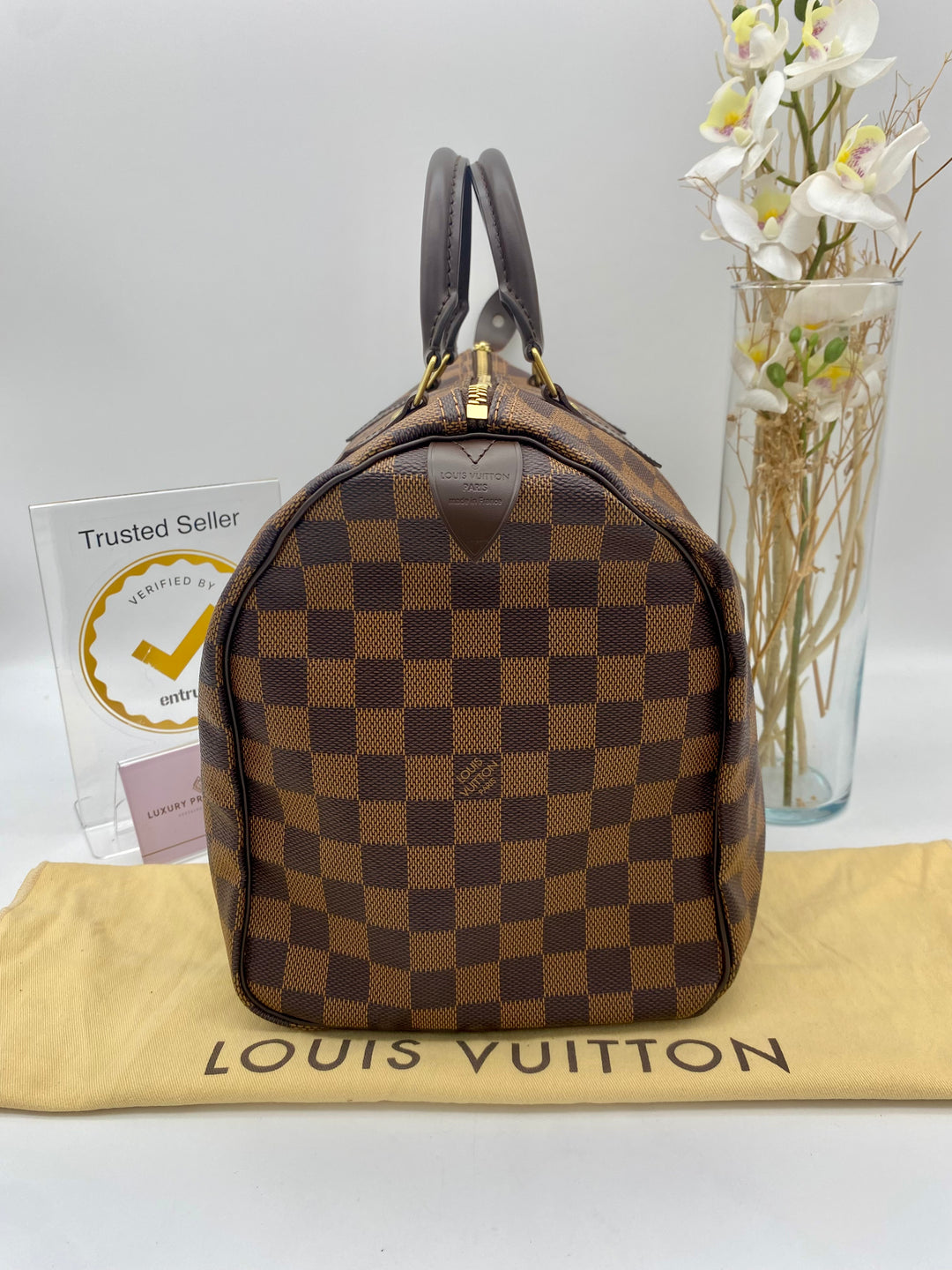 LOUIS VUITTON SPEEDY 35 DAMIER EBENE