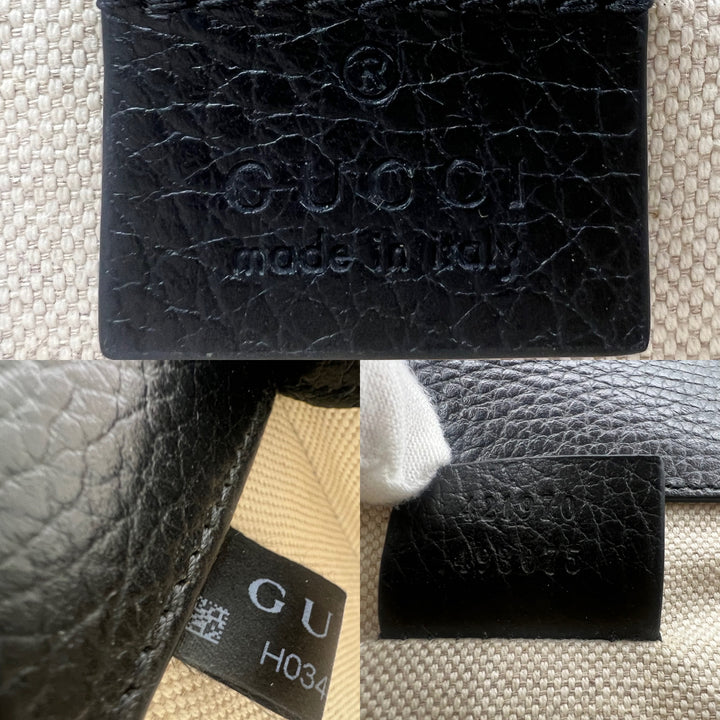 GUCCI DIONYSUS BLACK LEATHER