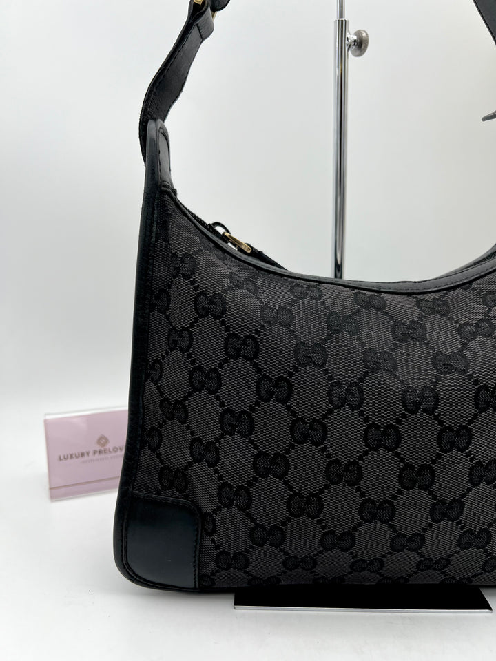 GUCCI GG CANVAS HOBO SHOULDER BAG BAG