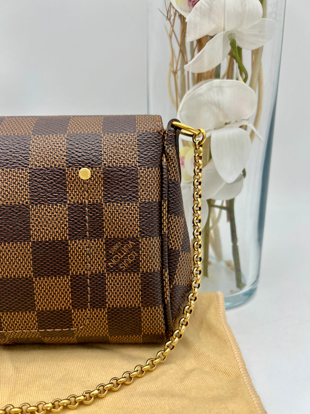 LOUIS VUITTON FAVOURITE PM DAMIER EBENE