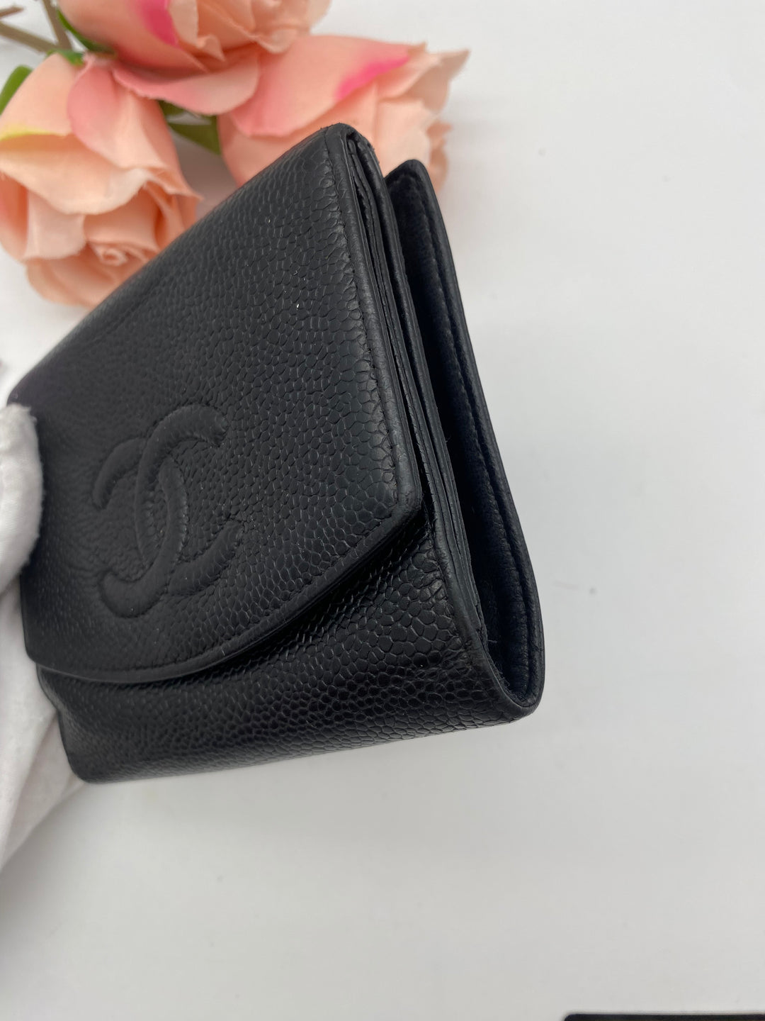 CHANEL CAVIAR TIMELESS WALLET VINTAGE