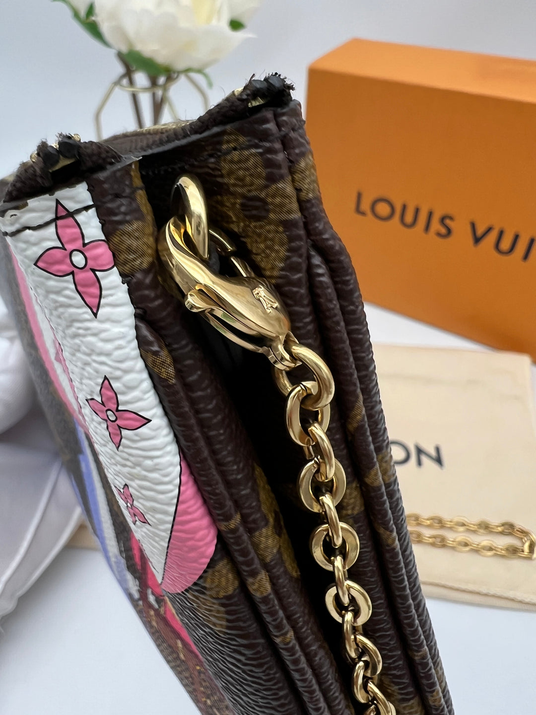LOUIS VUITTON DOUBLE ZIP POCHETTE ( VIVIEN HOT AIR BALLOON )