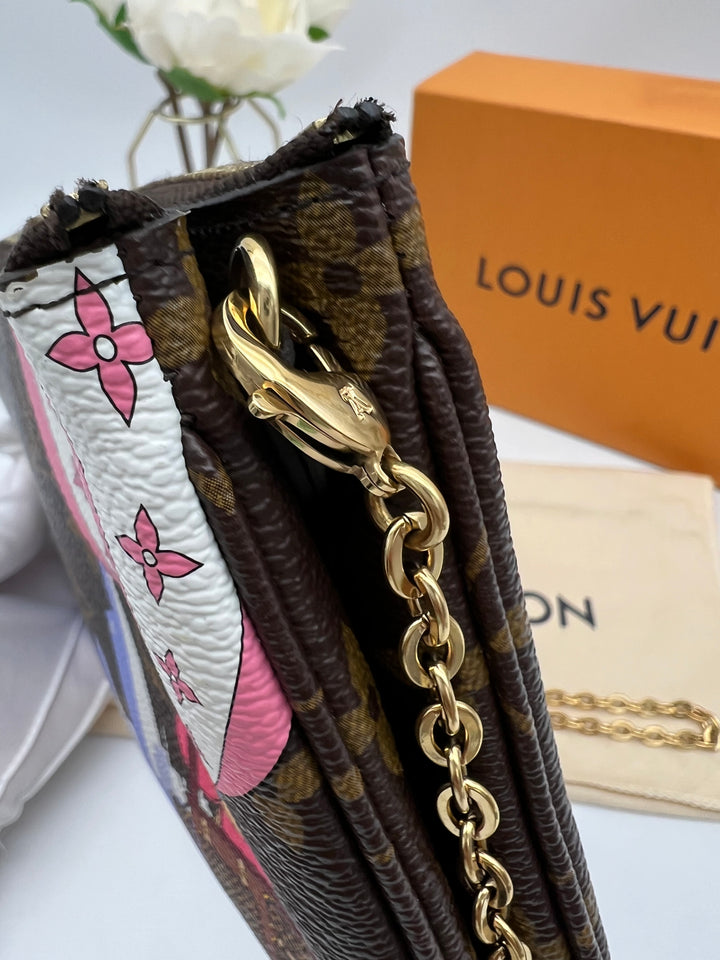 LOUIS VUITTON DOUBLE ZIP POCHETTE ( VIVIEN HOT AIR BALLOON )