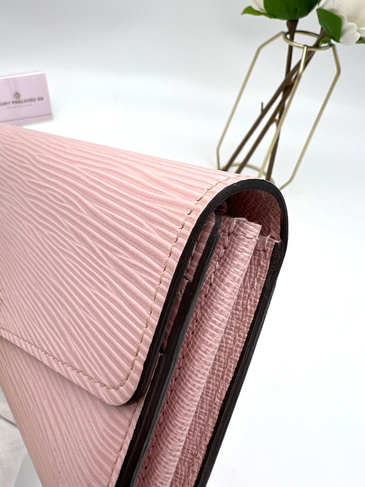 LOUIS VUITTON SARAH EPI LONG WALLET