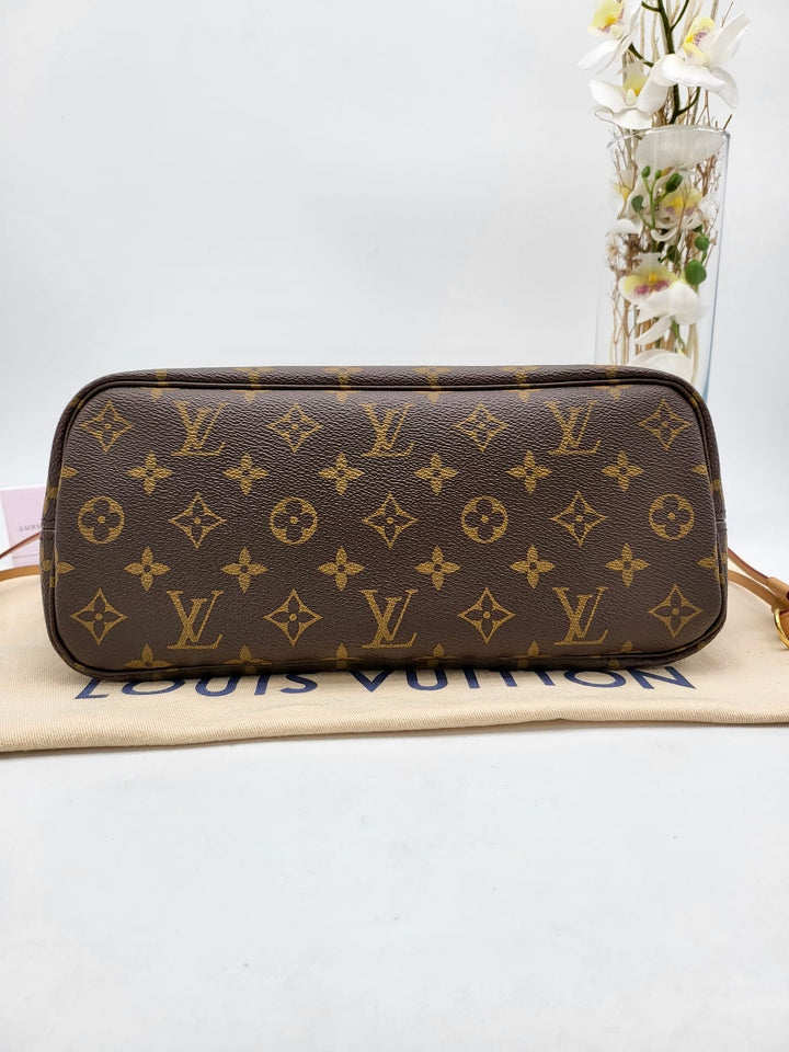 LOUIS VUITTON NEVERFULL PM MONOGRAM W/POUCH