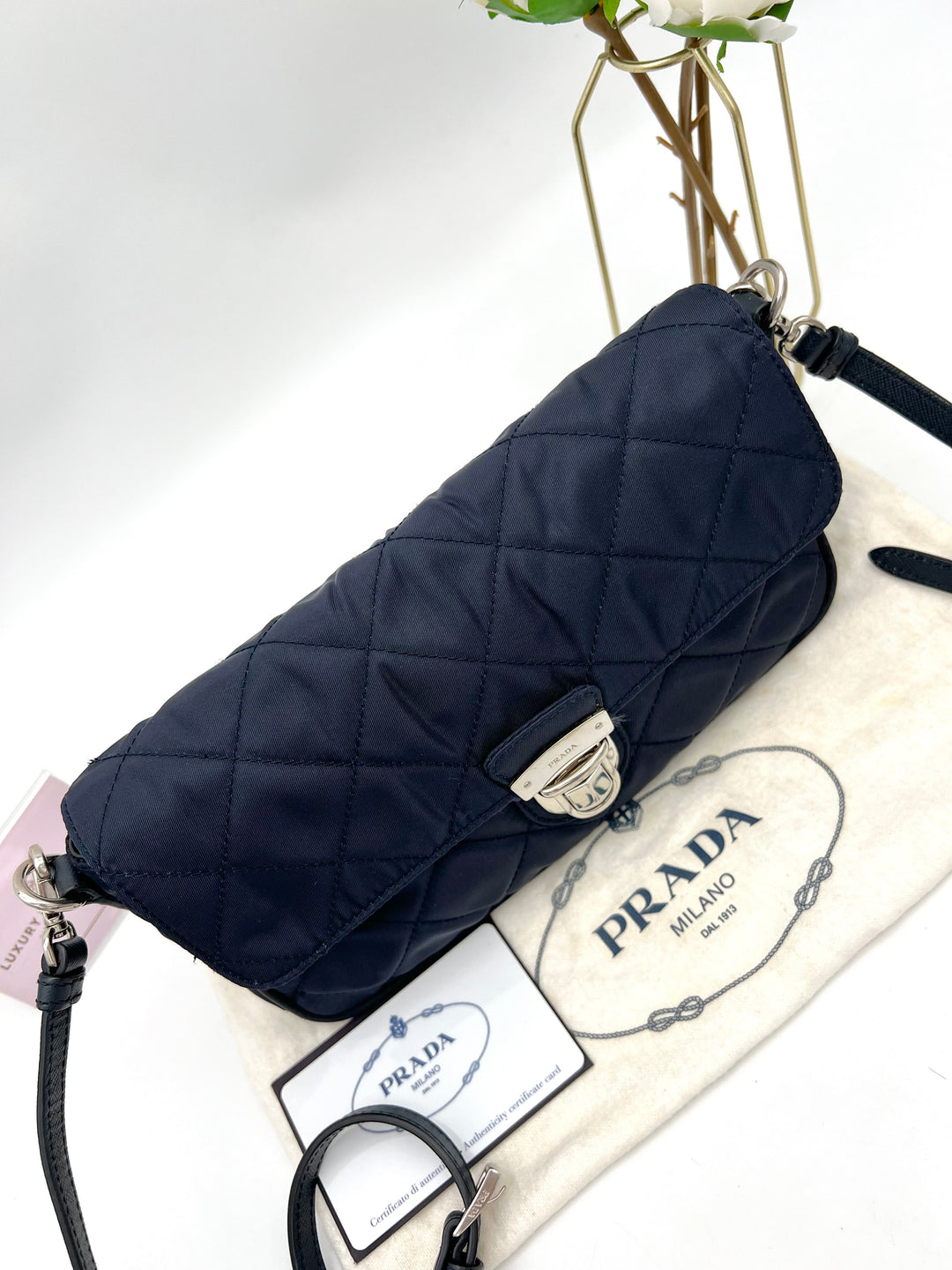 PRADA QUILTED NYLON BAG
