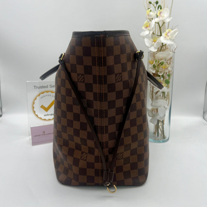 LOUIS VUITTON NEVERFULL GM DAMIER EBENE