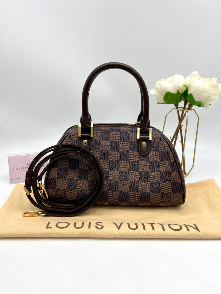 LOUIS VUITTON MINI RIBERA DAMIER EBENE