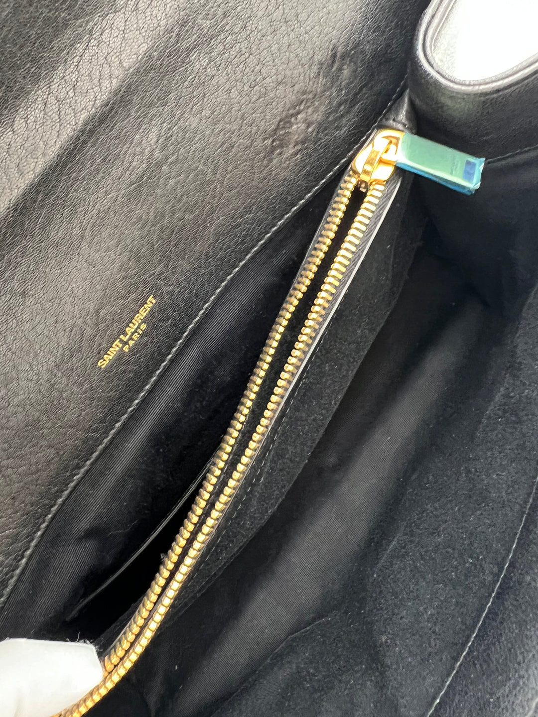 YVES SAINT LAURENT MONOGRAM ENVELOPE GHW