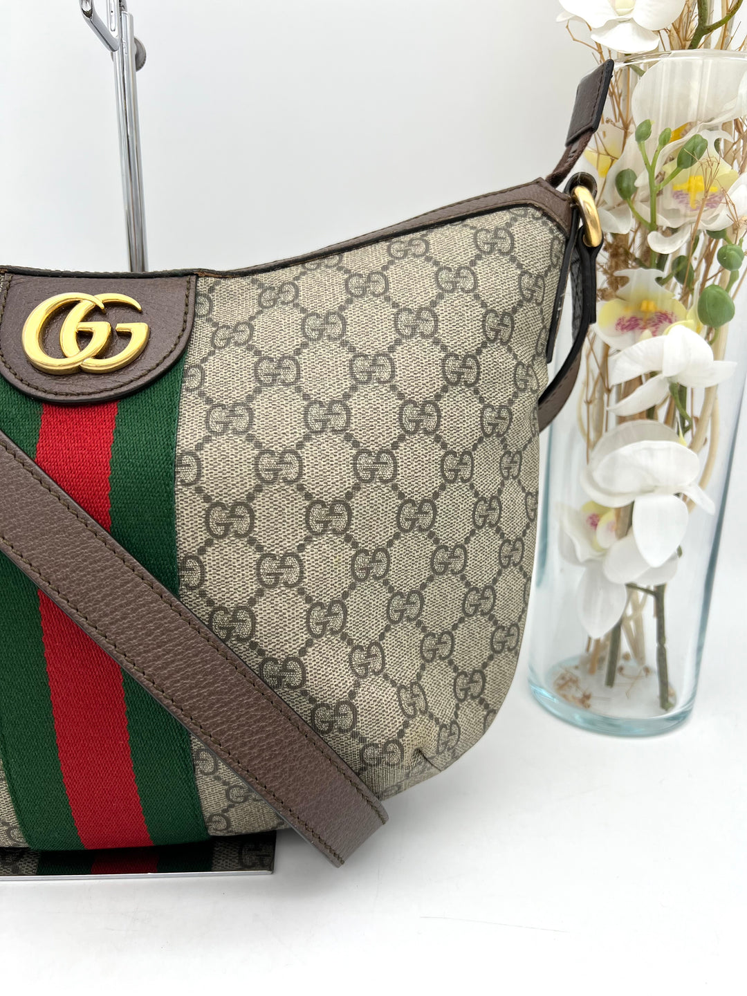 GUCCI PVC OPHIDIA SHOULDER BAG (NEW VERSION )