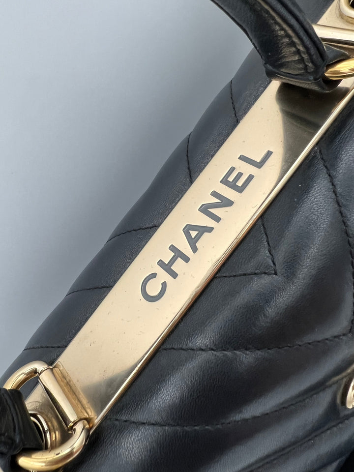 CHANEL TRENDY CHEVRON LAMBSKIN NO.25