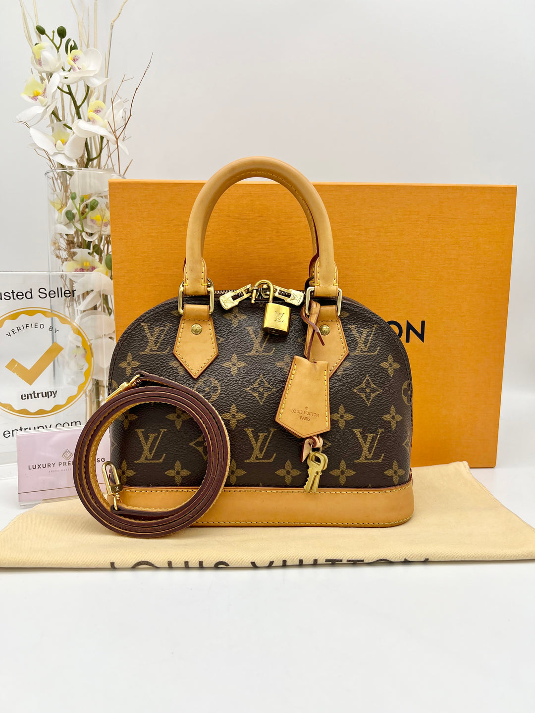 LOUIS VUITTON ALMA BB MONOGRAM