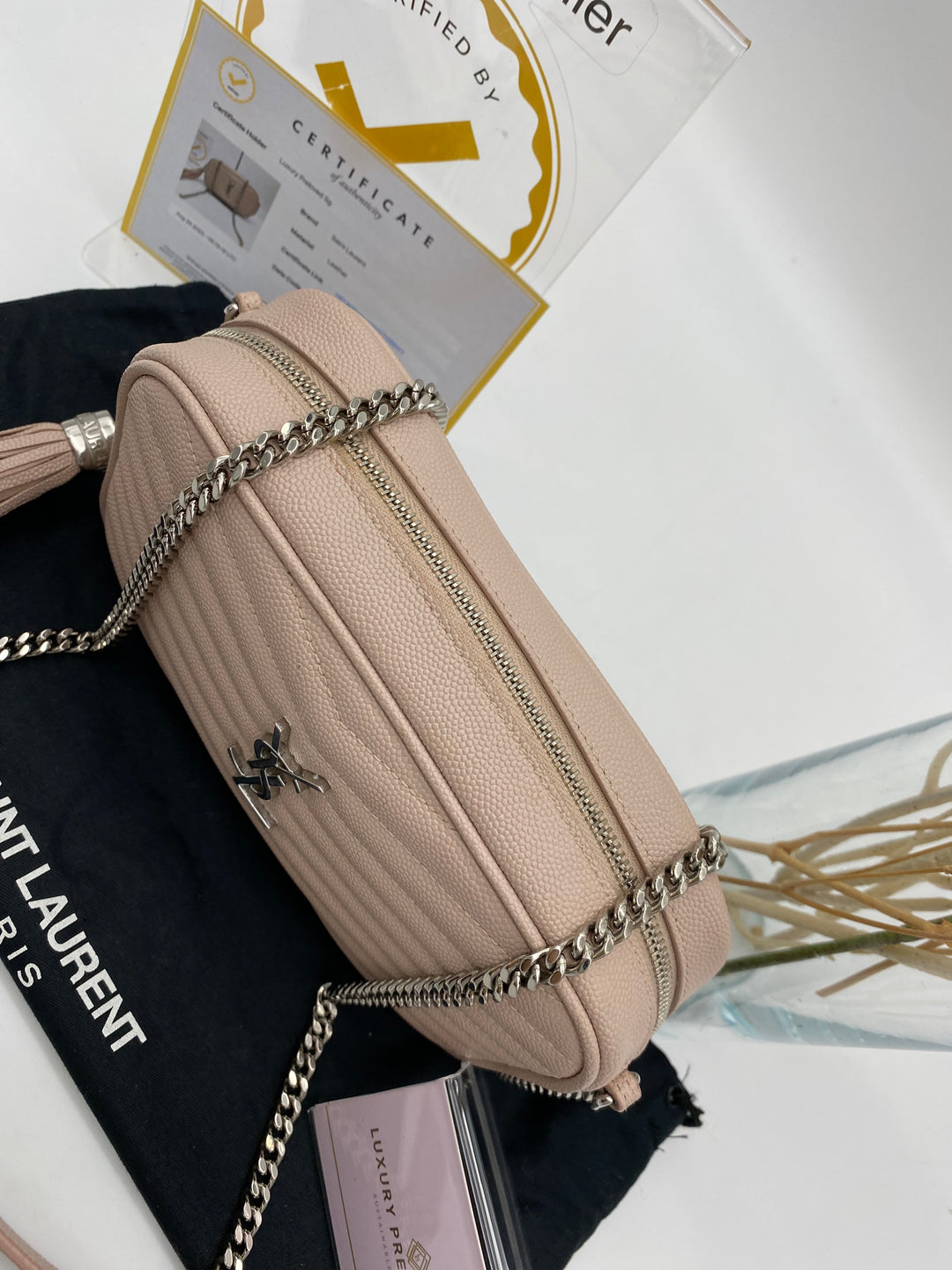 YVES SAINT LAURENT LOU MINI CAMERA BAG MONOGRAM