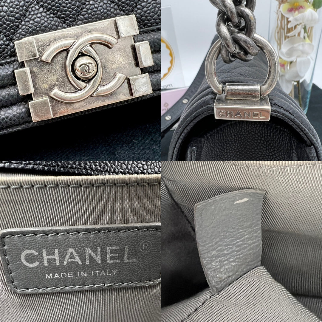 CHANEL CAVIAR OLD MEDIUM BOY