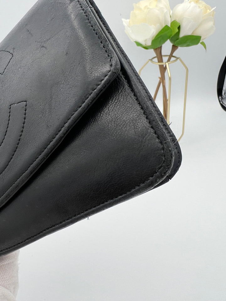 CHANEL LAMBSKIN TIMELESS CLUTCH