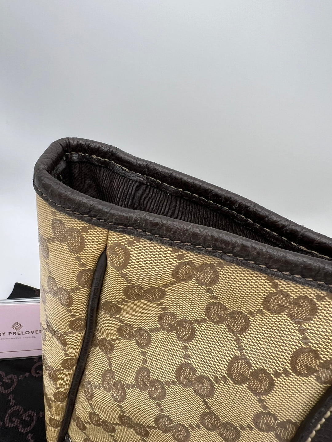 GUCCI GG MONOGRAM TOTE PVC