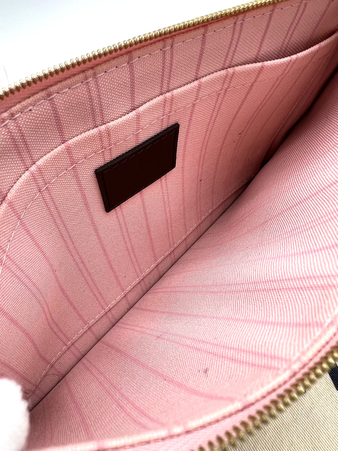 LOUIS VUITTON NEVERFULL MM DAMIER W/ POUCH (RFID)