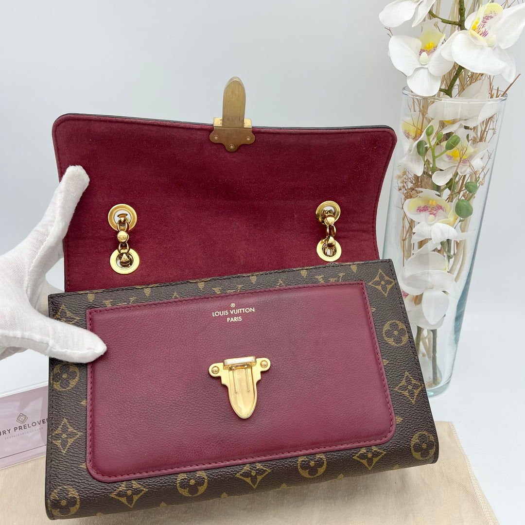 LOUIS VUITTON VICTOIRE RAISIN