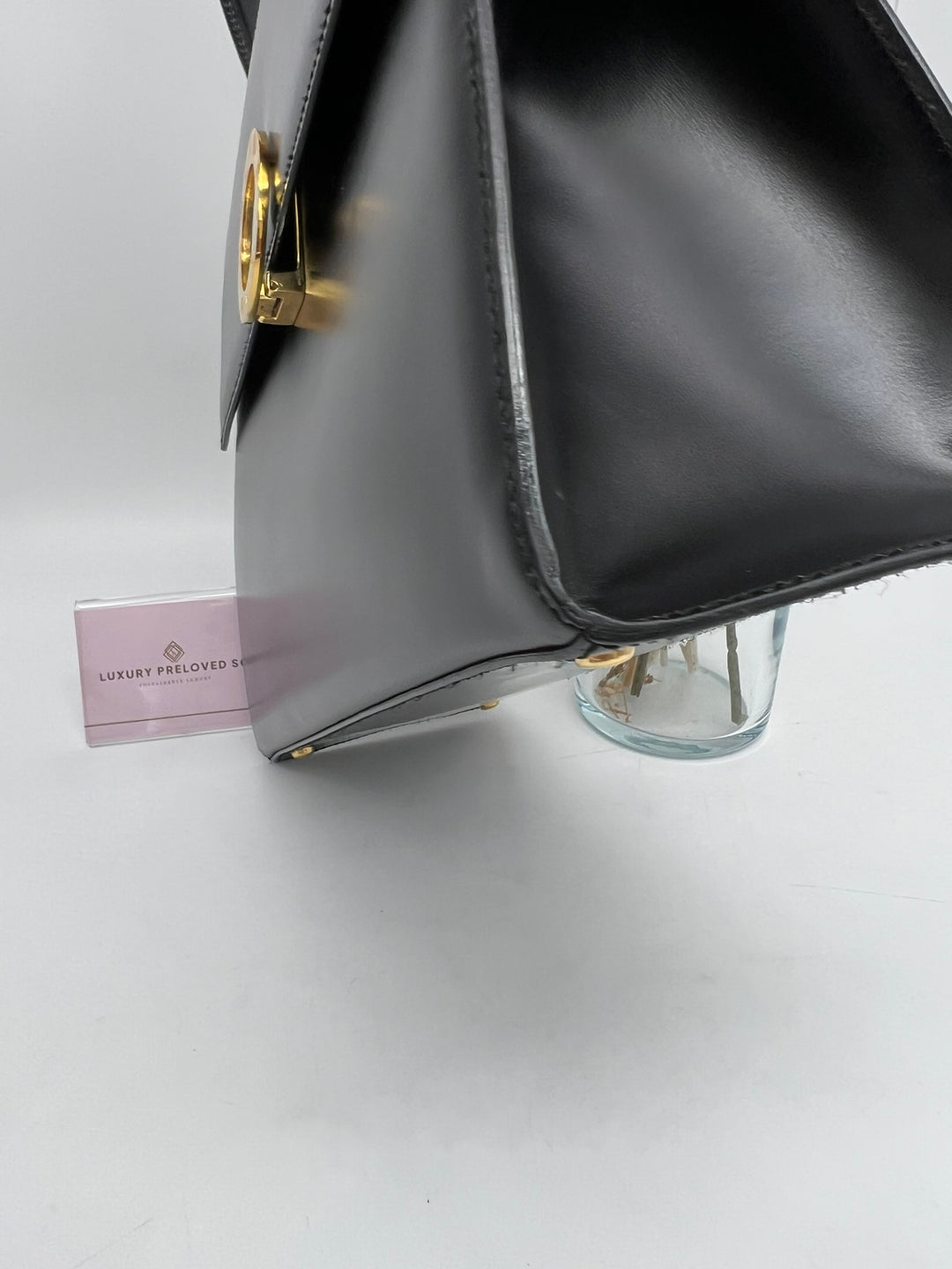 CELINE VINTAGE CALF LEATHER 2 WAY BAG