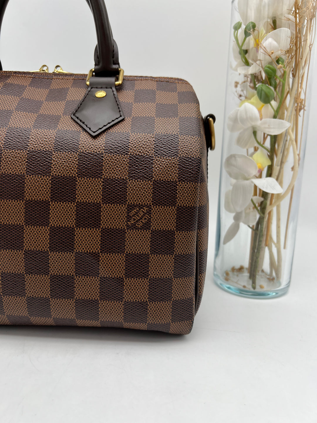 LOUIS VUITTON BANDOULIERE 25 DAMIER EBENE (RFID)