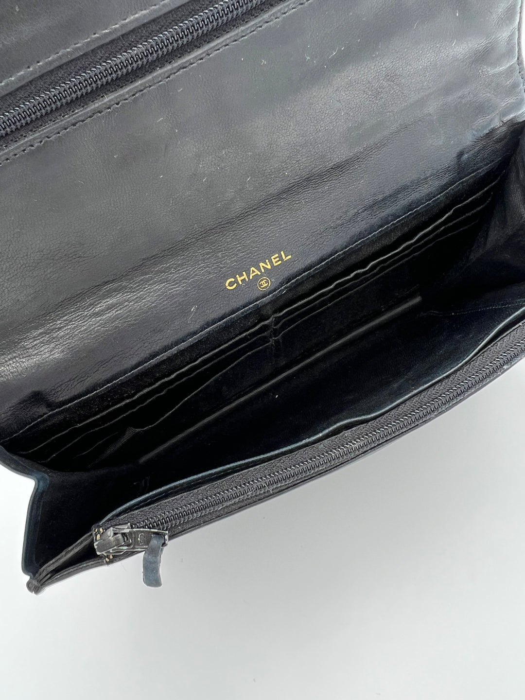 CHANEL LAMBSKIN TIMELESS CLUTCH