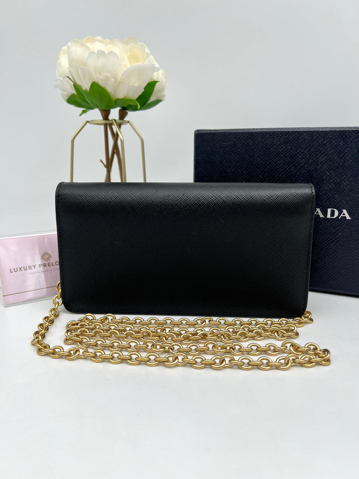 PRADA SAFFIANO CHAIN BAG