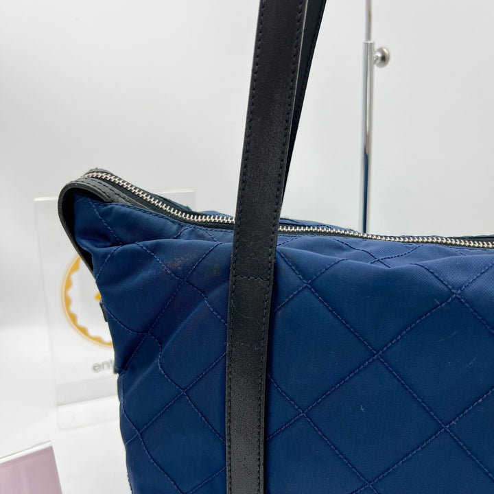 PRADA QUILTED NYLON SHOULDER BAG