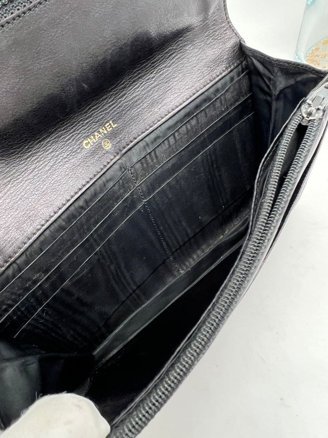 CHANEL LAMBSKIN TIMELESS CLUTCH