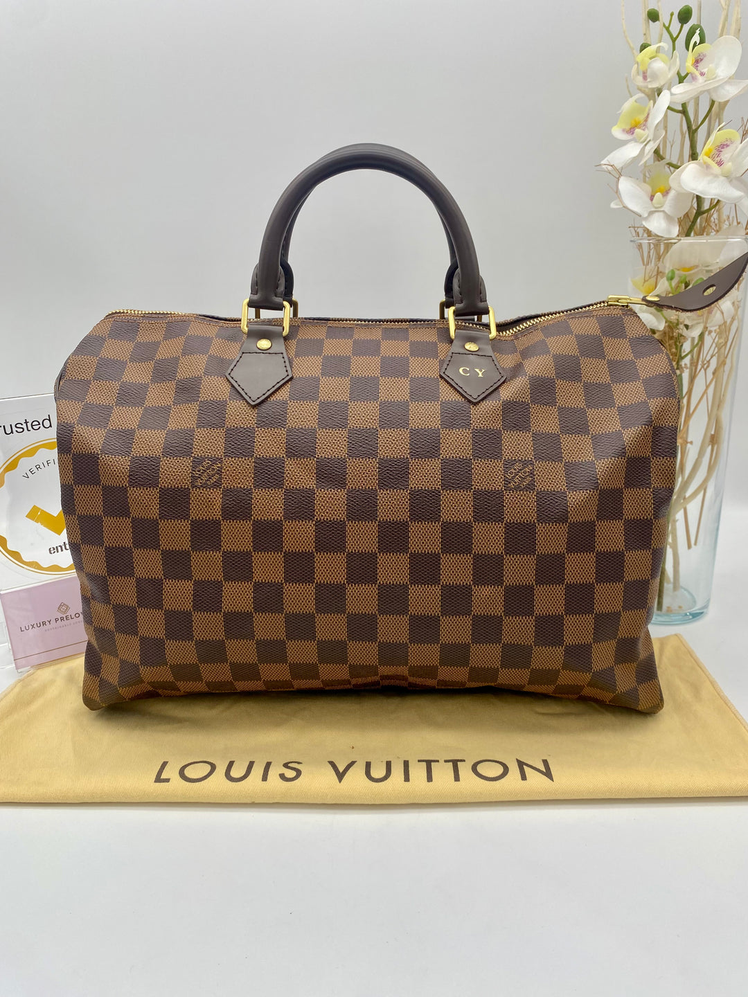 LOUIS VUITTON SPEEDY 35 DAMIER EBENE