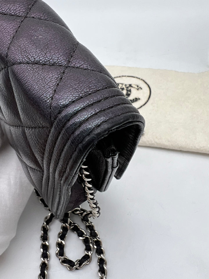 CHANEL BOY WALLET ON CHAIN