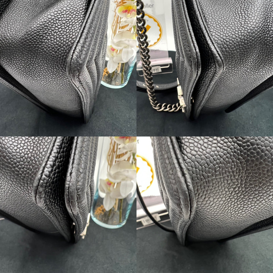 CHANEL CAVIAR OLD MEDIUM BOY