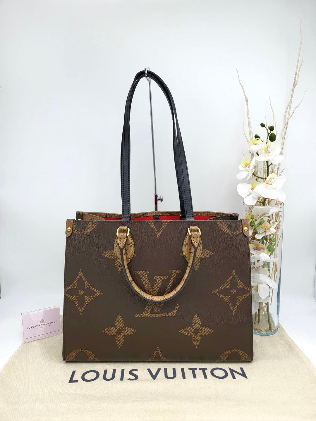 LOUIS VUITTON ON THE GO MM REVERSED