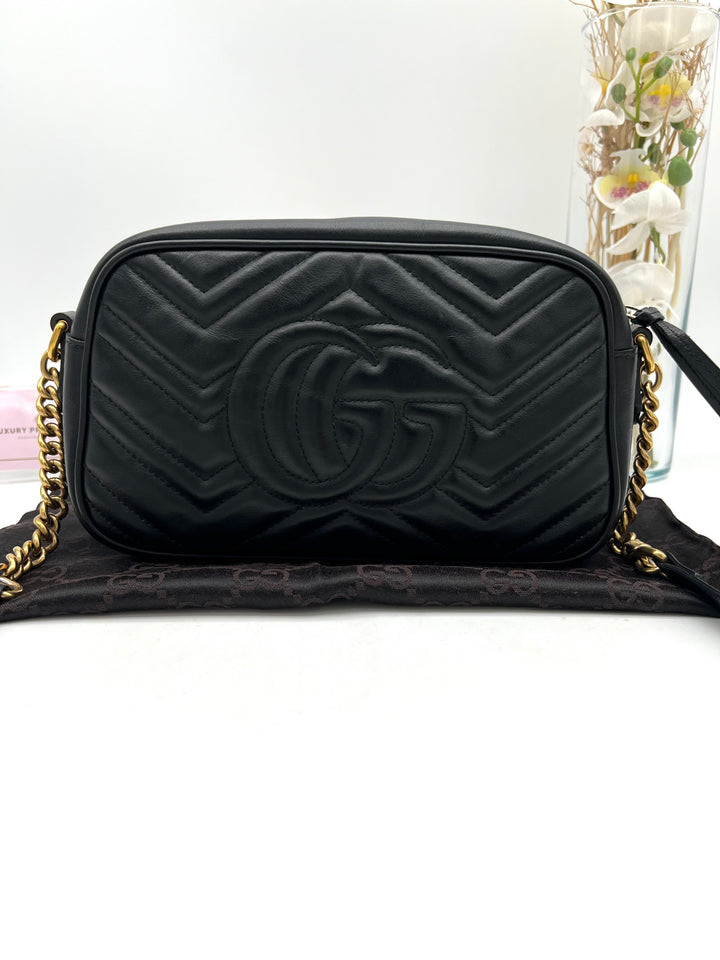 GUCCI MARMONT CAMERA QUILTED SMALL