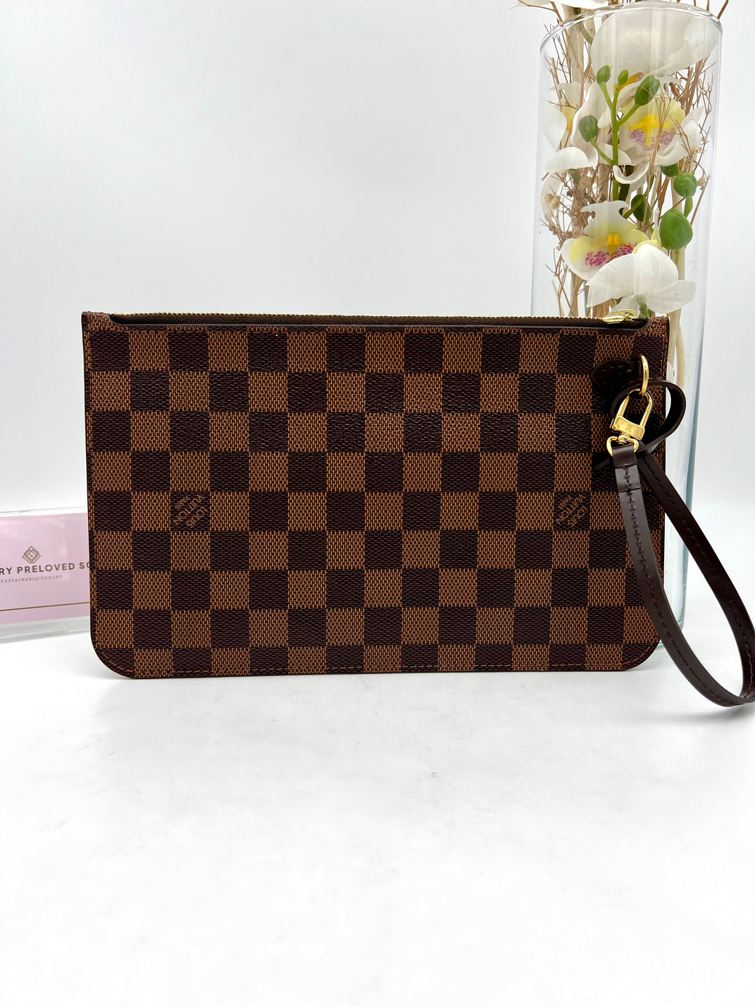 LOUIS VUITTON NEVERFULL MM DAMIER POUCH