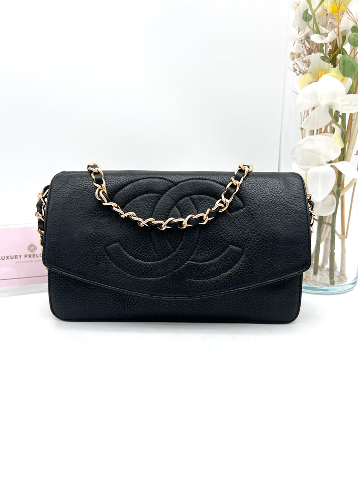 CHANEL LAMBSKIN TIMELESS CLUTCH