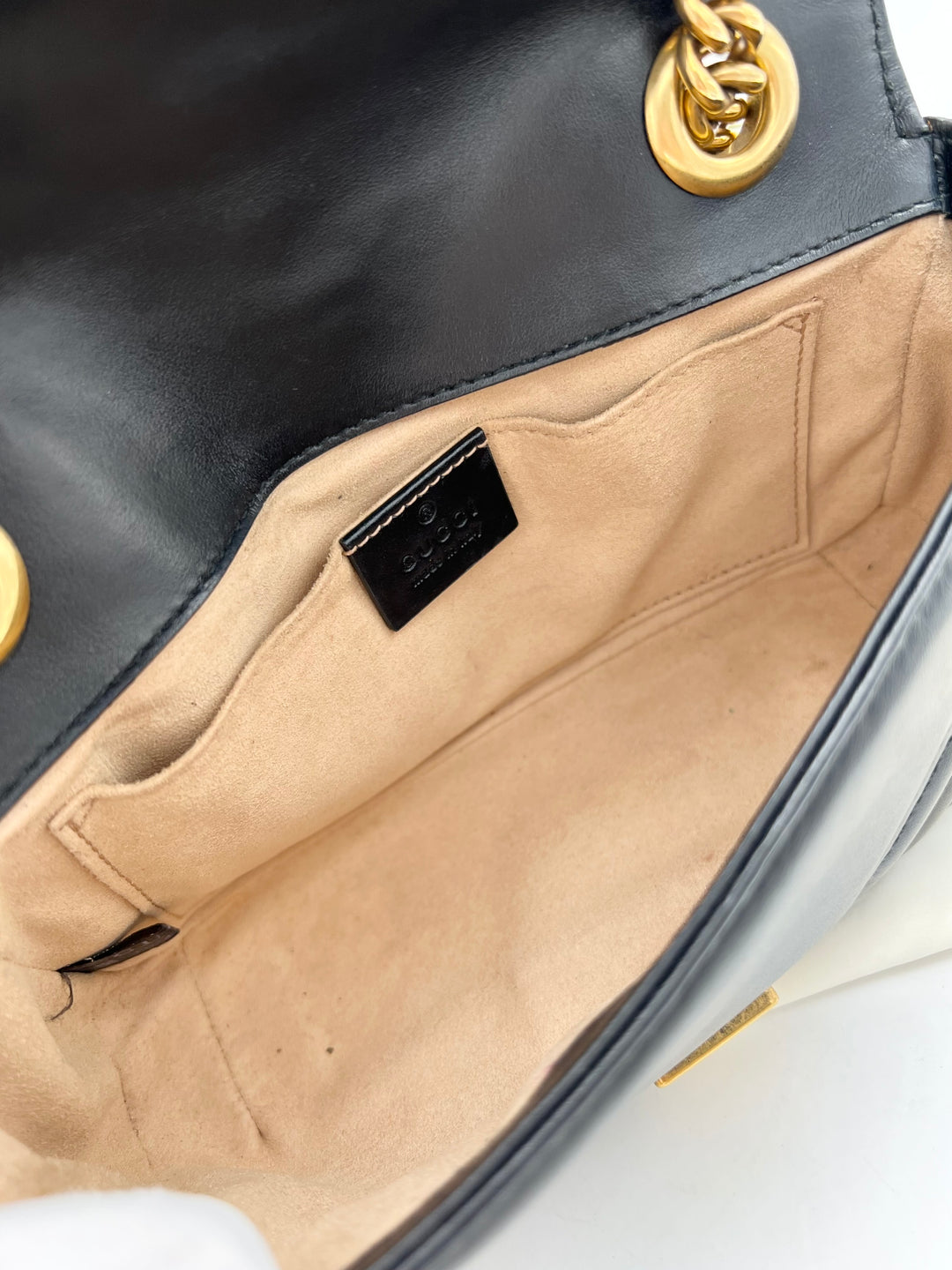 GUCCI MARMONT QUILTED GHW SHOULDER BAG MINI
