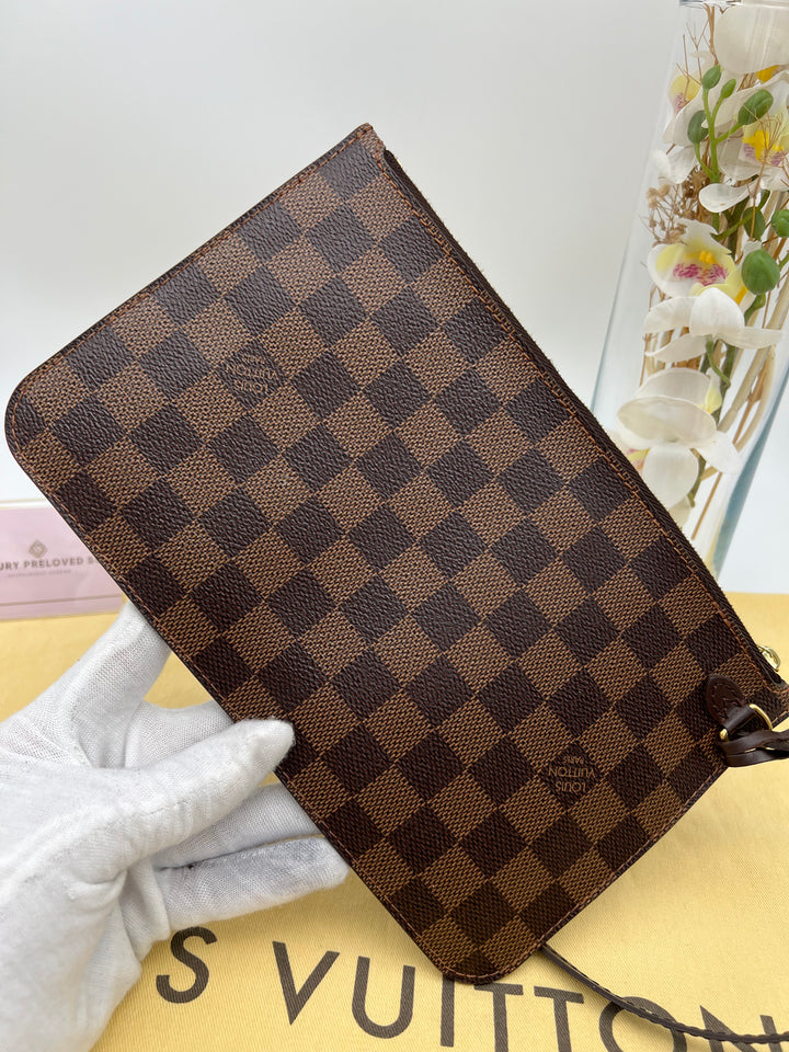 LOUIS VUITTON NEVERFULL GM DAMIER W/ POUCH