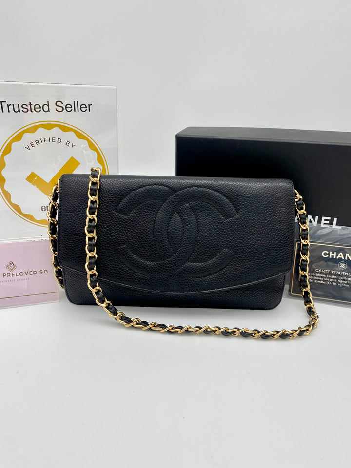 CHANEL CAVIAR TIMELESS CLUTCH