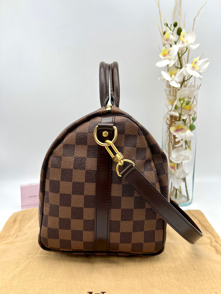 LOUIS VUITTON BANDOULIERE 30 DAMIER EBENE