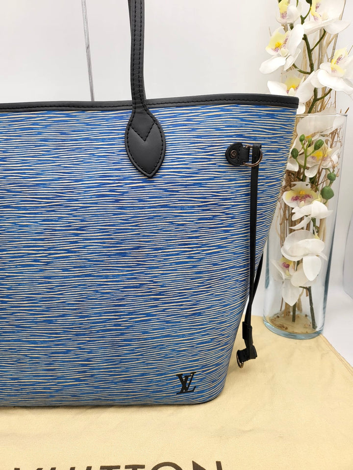 LOUIS VUITTON NEVERFULL MM EPI W/ POUCH
