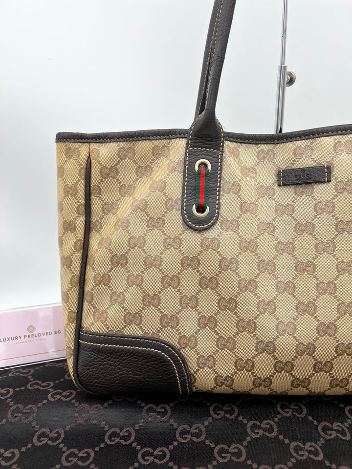 GUCCI GG MONOGRAM TOTE PVC