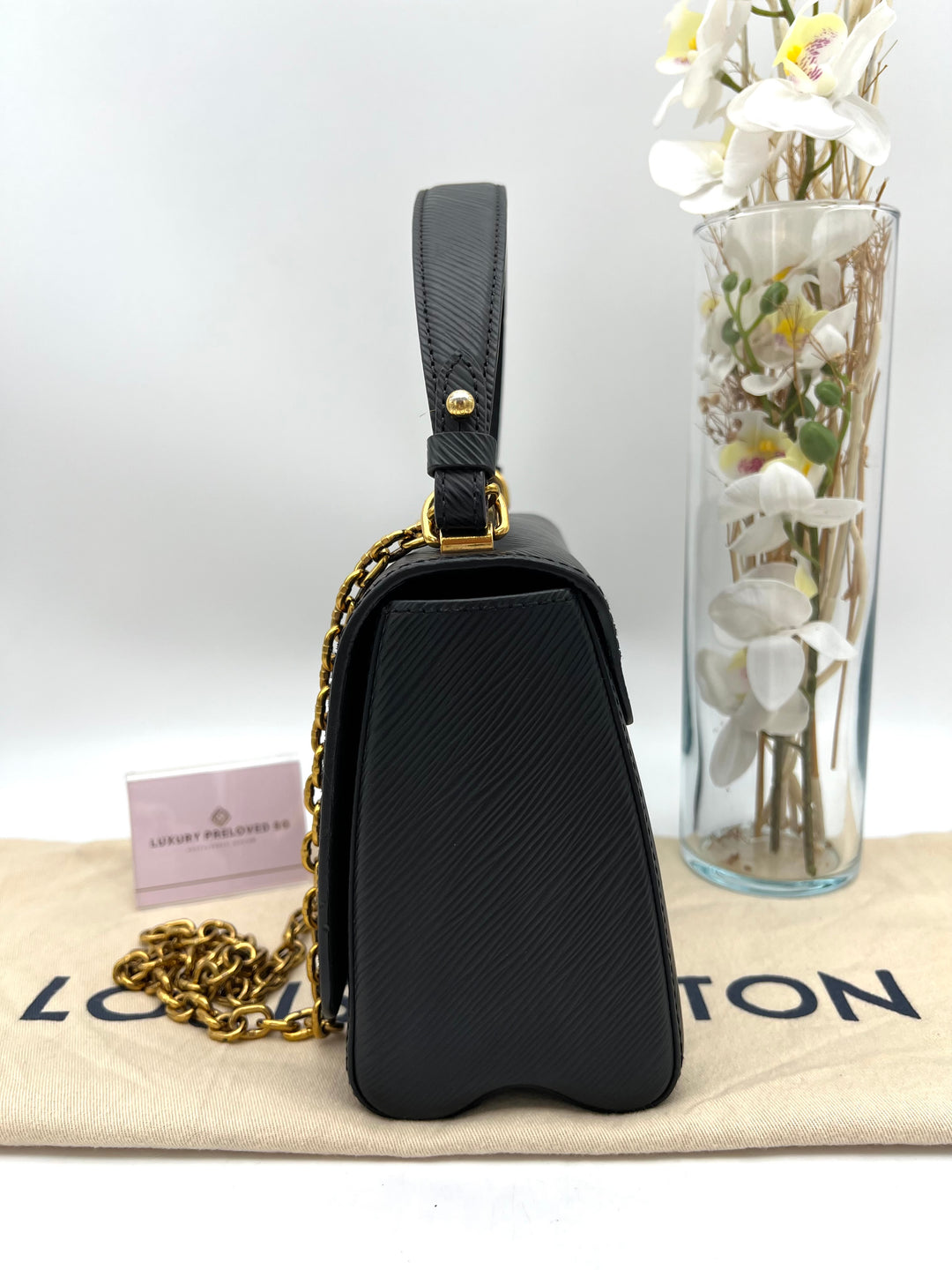 LOUIS VUITTON TWIST BLACK EPI GHW