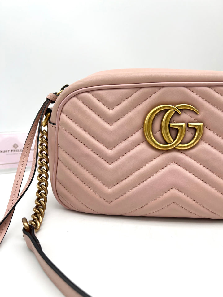GUCCI MARMONT CAMERA QUILTED SMALL