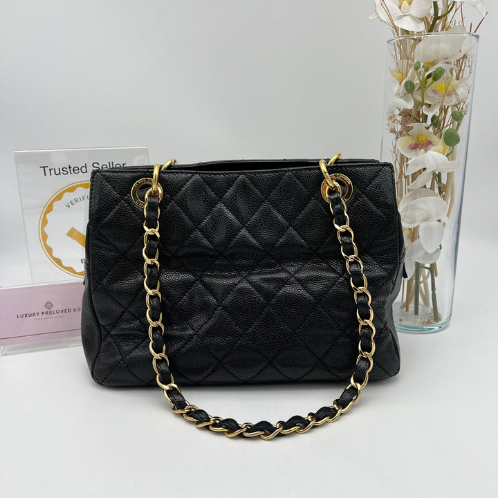 CHANEL CAVIAR PETIT TIMELESS TOTE PTT